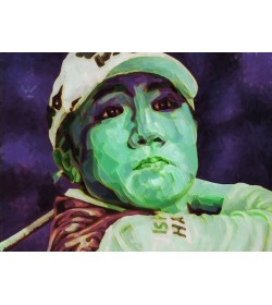 FIGURES TRAGIQUES - La joueuse de golf - variation 02