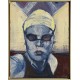 Tableau original, format 61 x 50 cm, peinture laque.