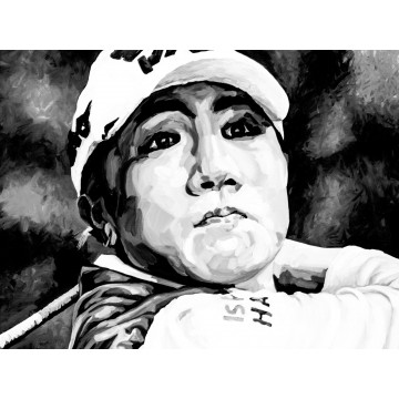 La joueuse de golf - variation 03